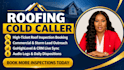 do cold calling for roofing contractors to book inspections
