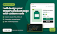 make shopify product page design using custom code in 1 day