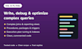 write, debug and optimize complex oracle sql and plsql queries