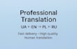 translate texts between english ukrainian and polish