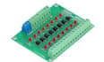 design industrial relay and isolated I,o pcb