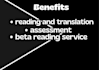 a service of beta reading