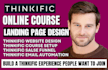 thinkific online course  thinkific landing page thinkific website membership