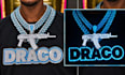 design custom 3d iced out chains pendants jewelry for gta fivem