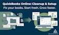 do quickbooks online setup, cleanup, and catch up bookkeeping