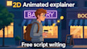 create a professional 2d animated explainer video with depth and parallax