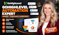 build gohighlevel website, sales funnel,ghl website and CRM workflow automation