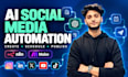 automate your social media with n8n or make