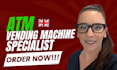 cold call high traffic atm vending machine location and  placement