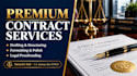 draft a premium professional services agreement contract