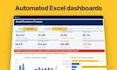build an automated excel dashboard and finance spreadsheet