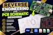 reverse engineer pcb circuits and design electronic schematics