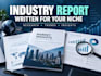 write an industry report for your niche