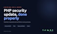 update php and fix security vulnerabilities on your server