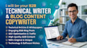 be your b2b technical writer and blog content copywriter
