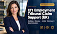 draft your workplace discrimination et1 tribunal claim