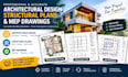 do architectural design, structural plans, and mep drawings