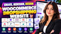 create woocommerce ecommerce dropshipping  website, alidropship, spocket