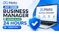 create and resolve your facebook manager for ads and whatsapp API