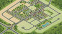 create land development map, illustrated real estate map, 2d 3d subdivision map