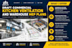 create commercial kitchen ventilation and warehouse mep permit plans