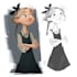 design a 2d cartoon character