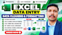 do accurate data entry, data cleaning and excel formatting