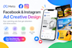 design professional facebook and instagram ad creatives