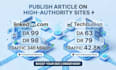 publish techbullion,com and linkedin,com on high da guest post