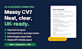 format your UK CV or resume with an ats friendly word layout