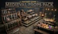 create fantasy medieval game props and low poly rpg assets with custom textures
