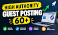 publish high premium guest post on da 60