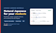 create japanese learning materials, quizzes, and example sentences