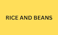 cook rice and beans