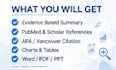 do medical research and summarize