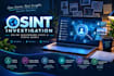 do osint investigation and online background check for you