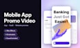 create a mobile app promo video and UI animation