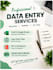 do accurate data entry