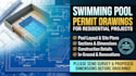 create swimming pool permit drawings, site plans and construction plans