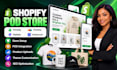 create shopify pod store using printify, printful, gelato, ninjapod, teelaunch