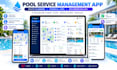 build pool service software with route planning and chemical logs