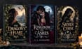 create an epic fantasy and romantasy book cover design