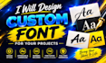 create a professional custom font in ttf and otf formats
