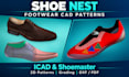 create professional shoe patterns using icad and shoemaster
