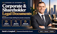 draft bulletproof shareholder deadlock, dispute resolution clauses legal letter