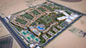 redesign urban master plan, resort mixed use development,desert landscape render