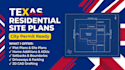 draw texas residential site plans for city permit