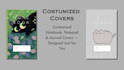 create customized notebook, notepad and journal covers