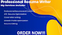 write a professional resume writing and ats optimization