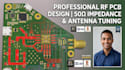 design rf pcb layout with impedance matching and emi shielding